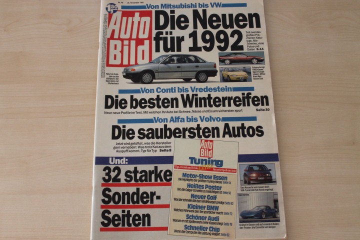 Deckblatt Auto Bild (48/1991)